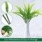 10 Bundles Boston Fern Outdoors Decor Faux Ferns Artificial Plants